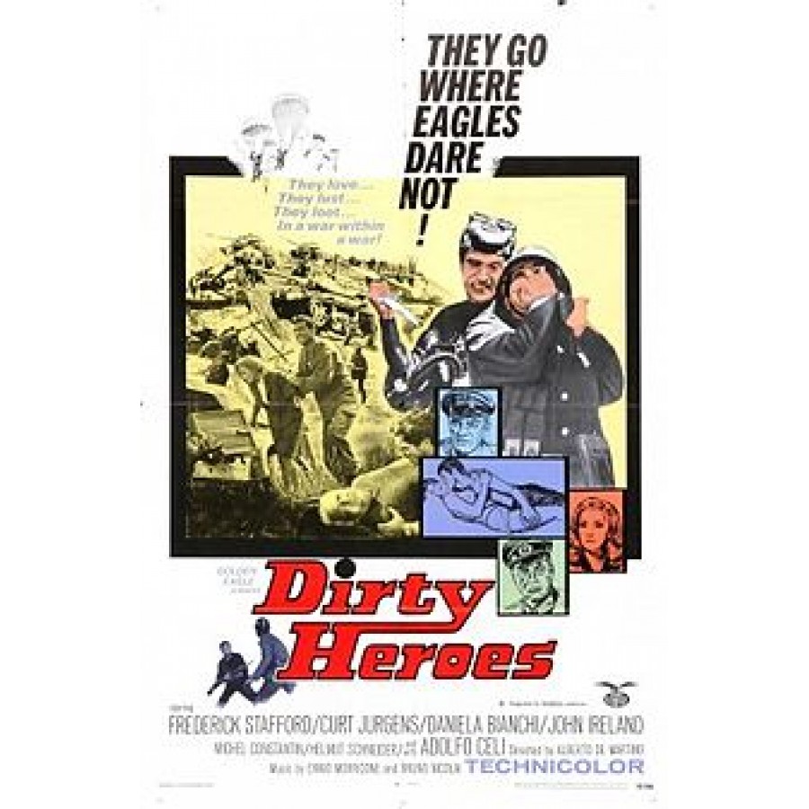 THE DIRTY HEROES  1967 WWII
